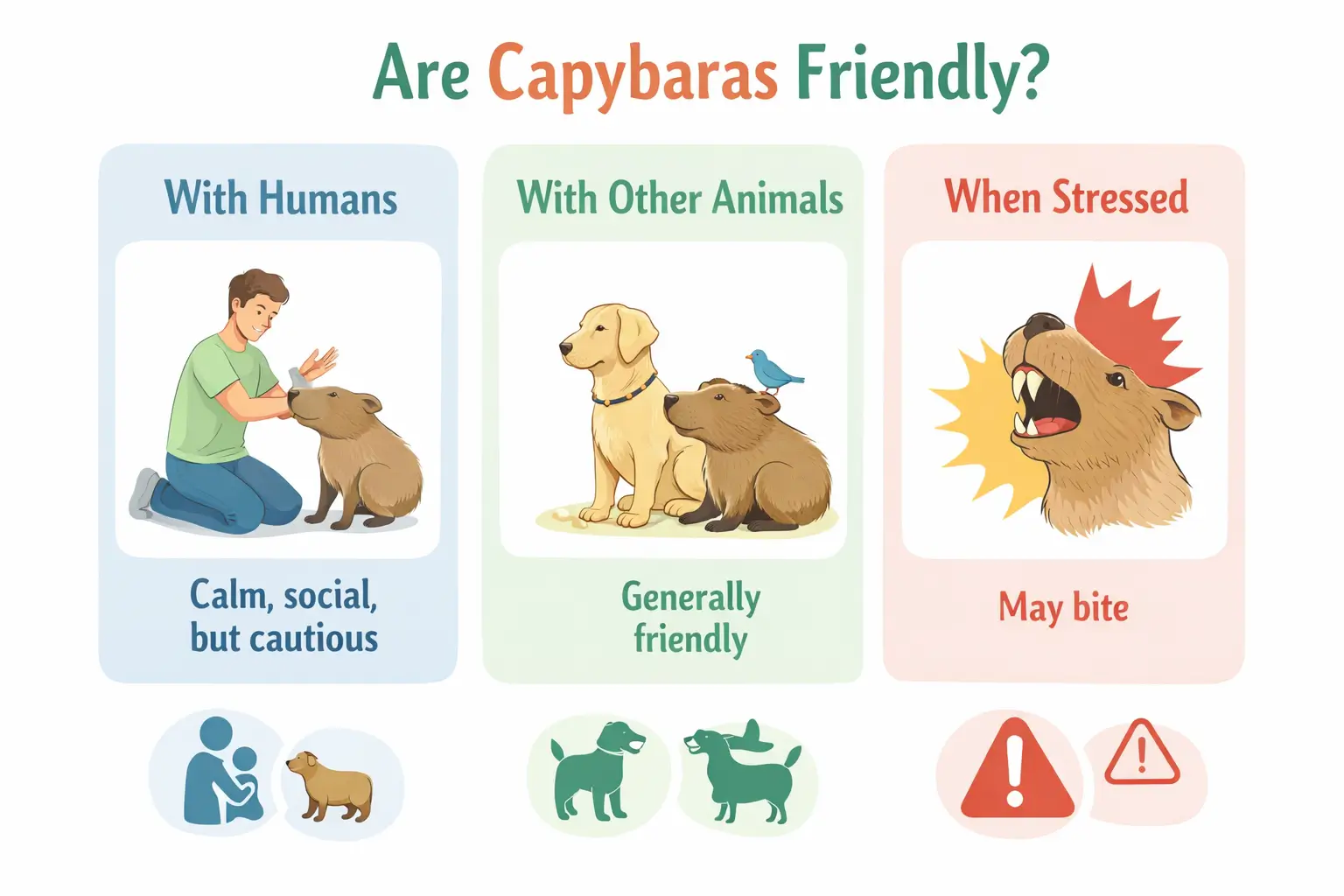 Are capybaras friendly
