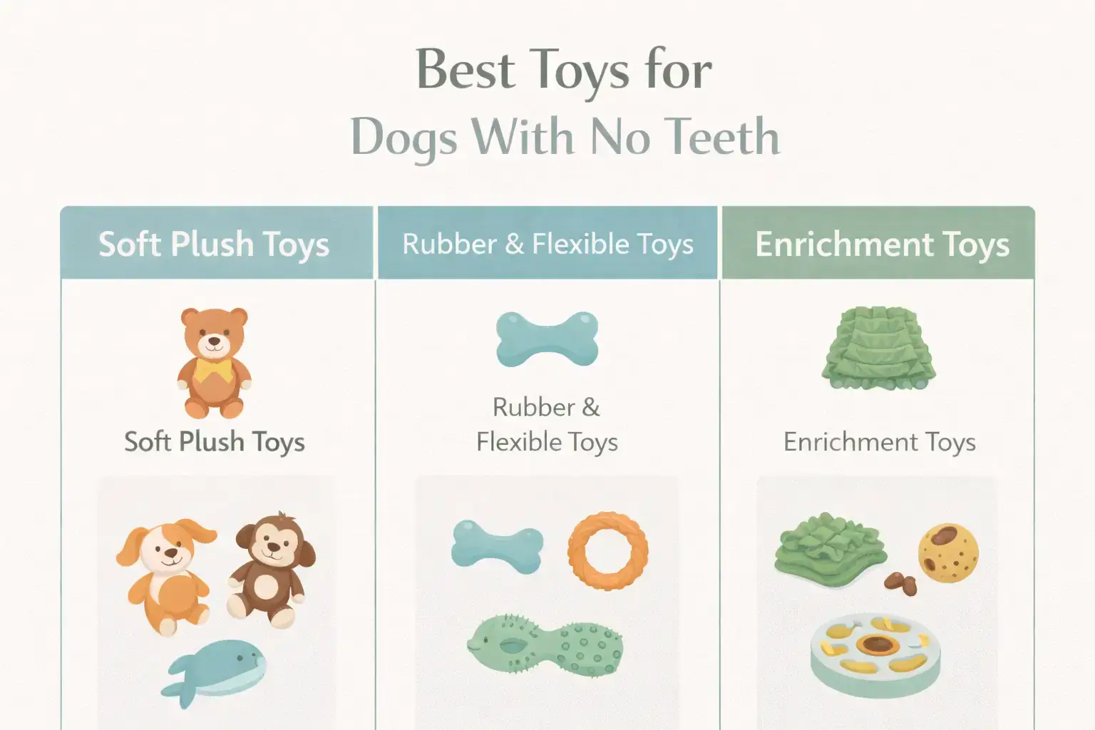 Best toys for dogs without teeth