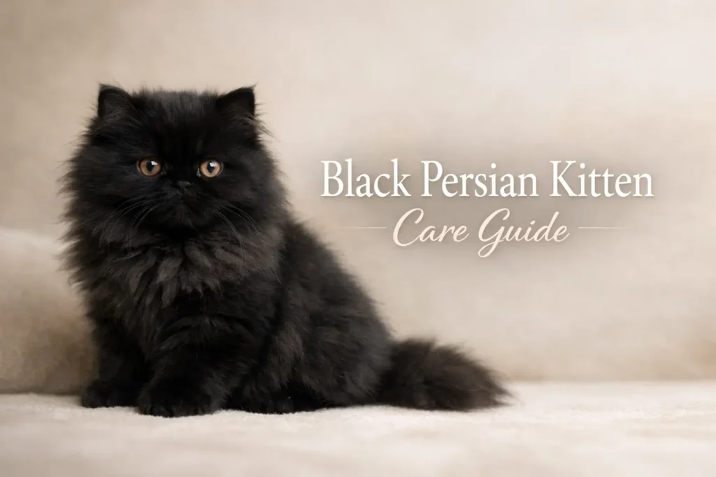 Black Persian Kitten