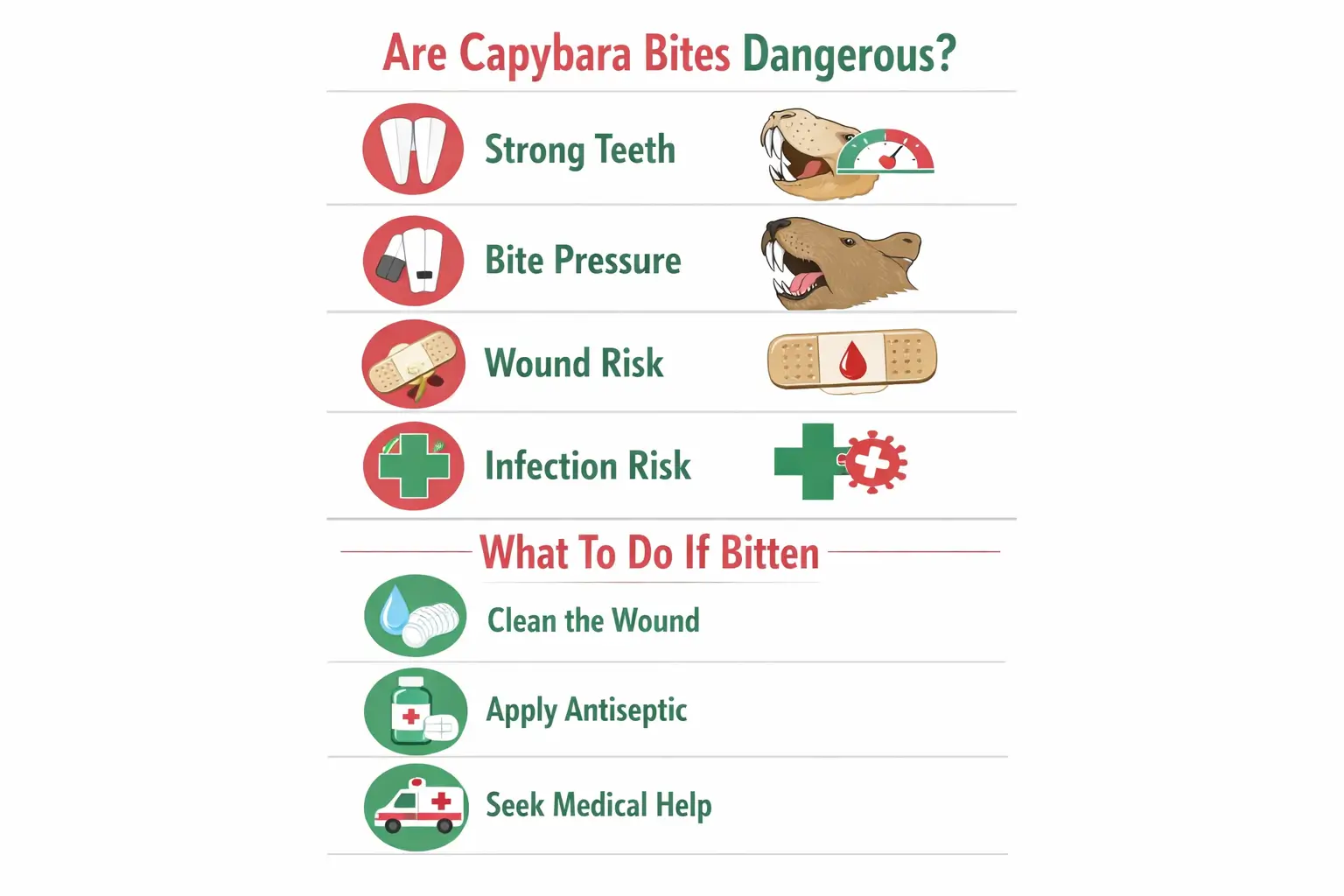 Capybara bite risk and safety guide