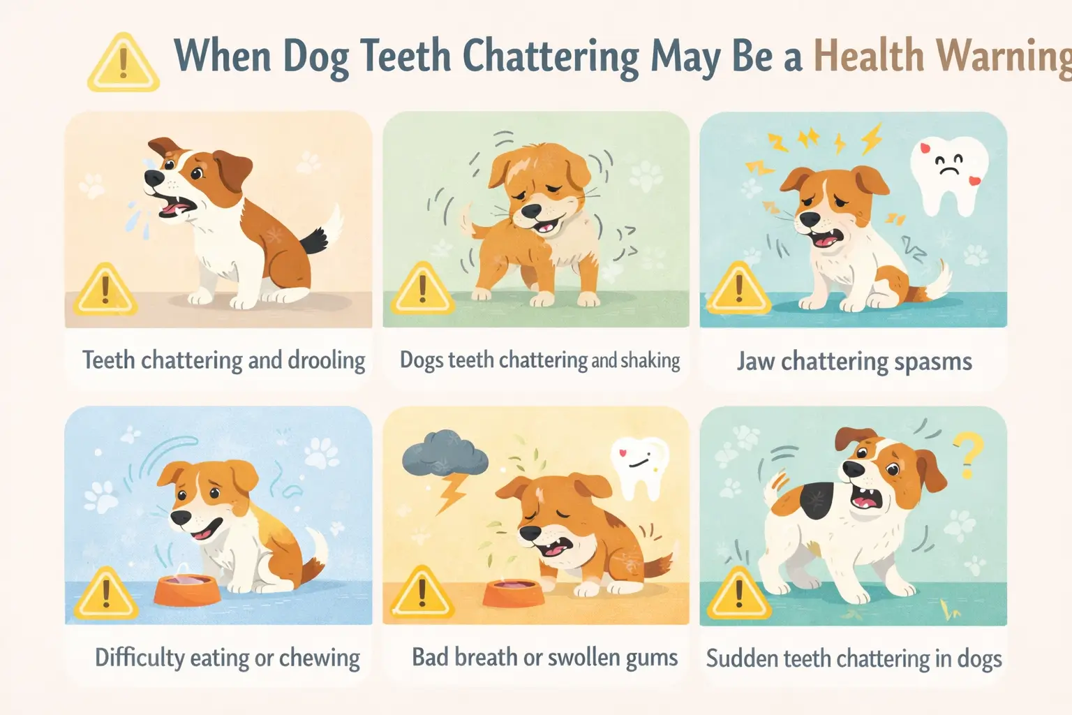 Dogs Teeth Chattering