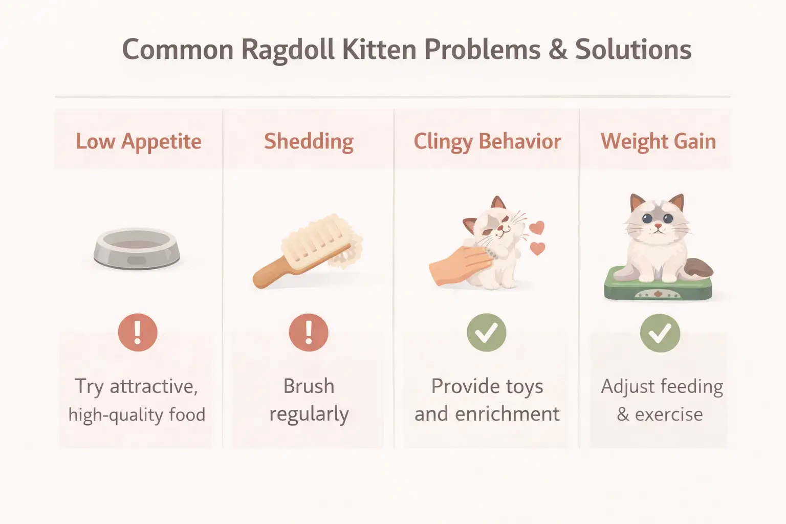 Common Ragdoll kitten care tips