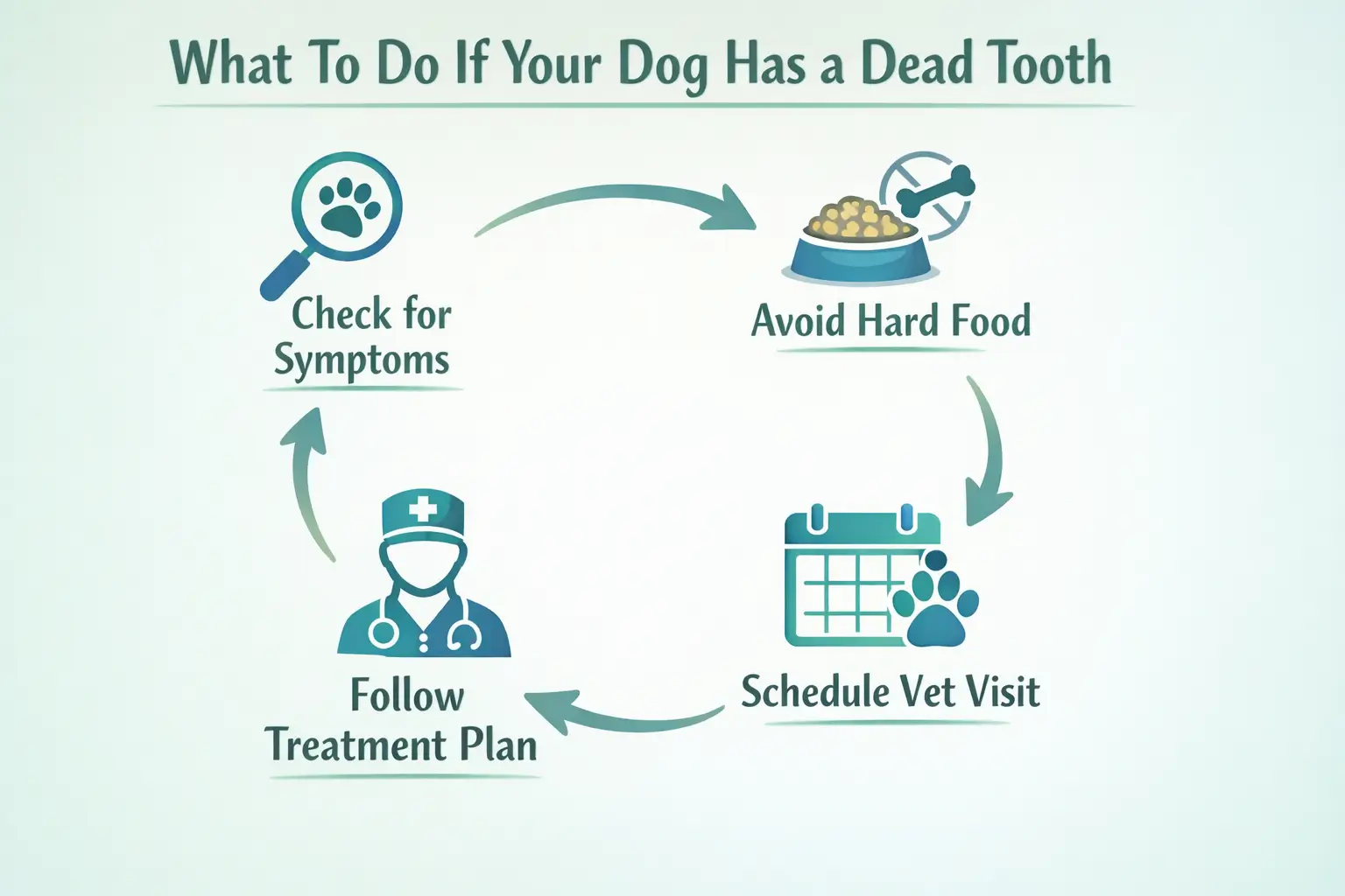 How to manage a dog's dead tooth
