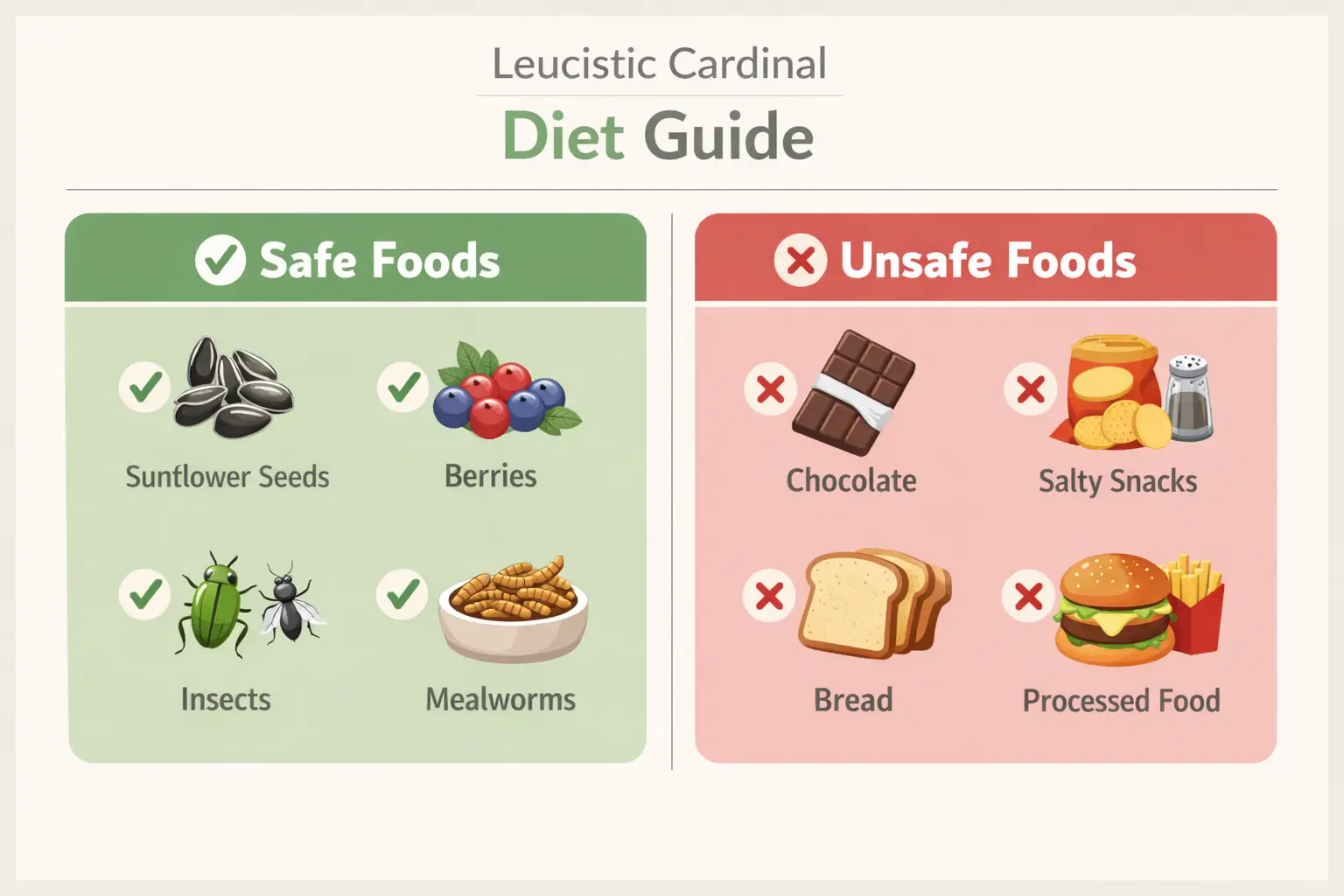 Leucistic cardinal diet guide