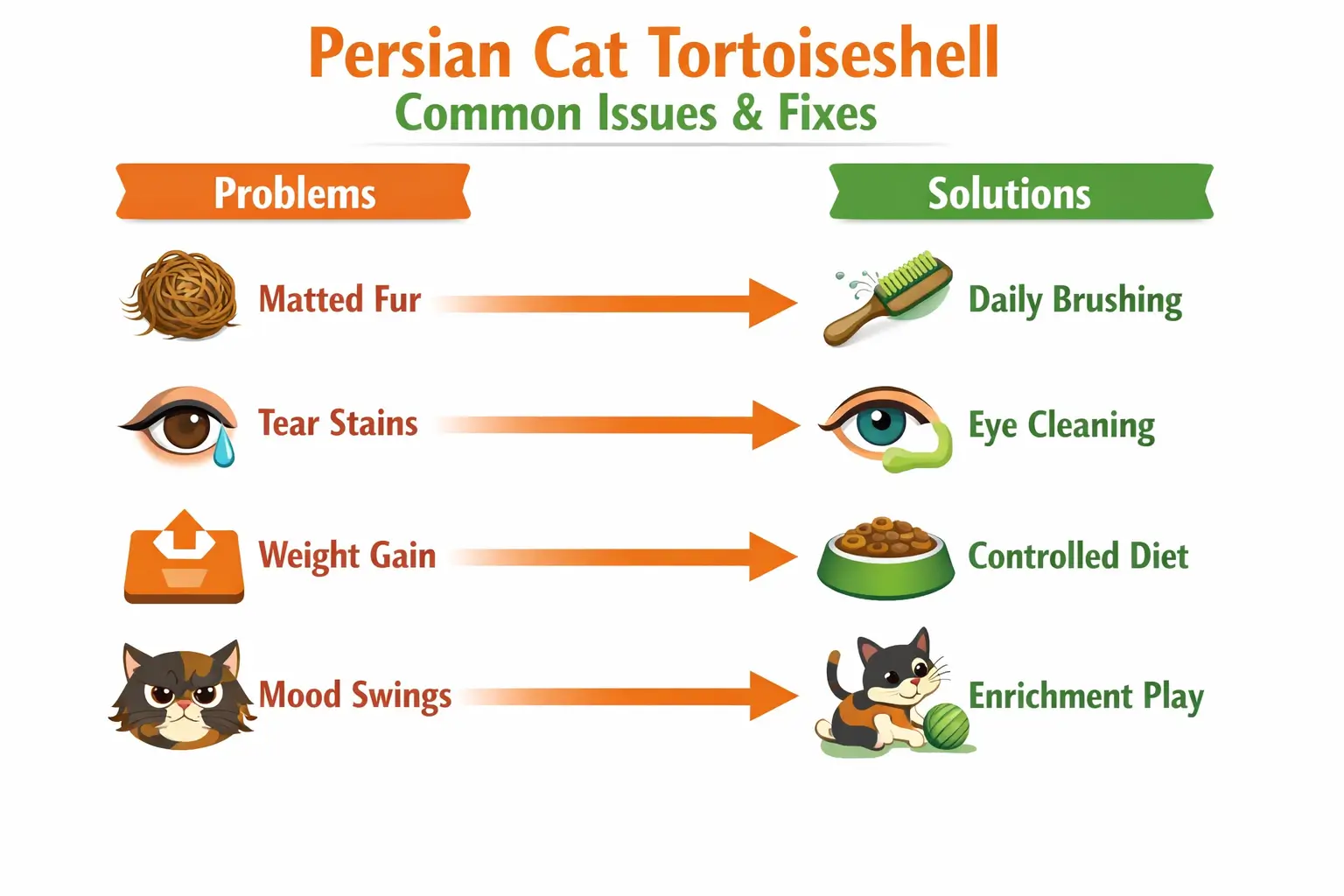 Persian cat tortoiseshell care guide