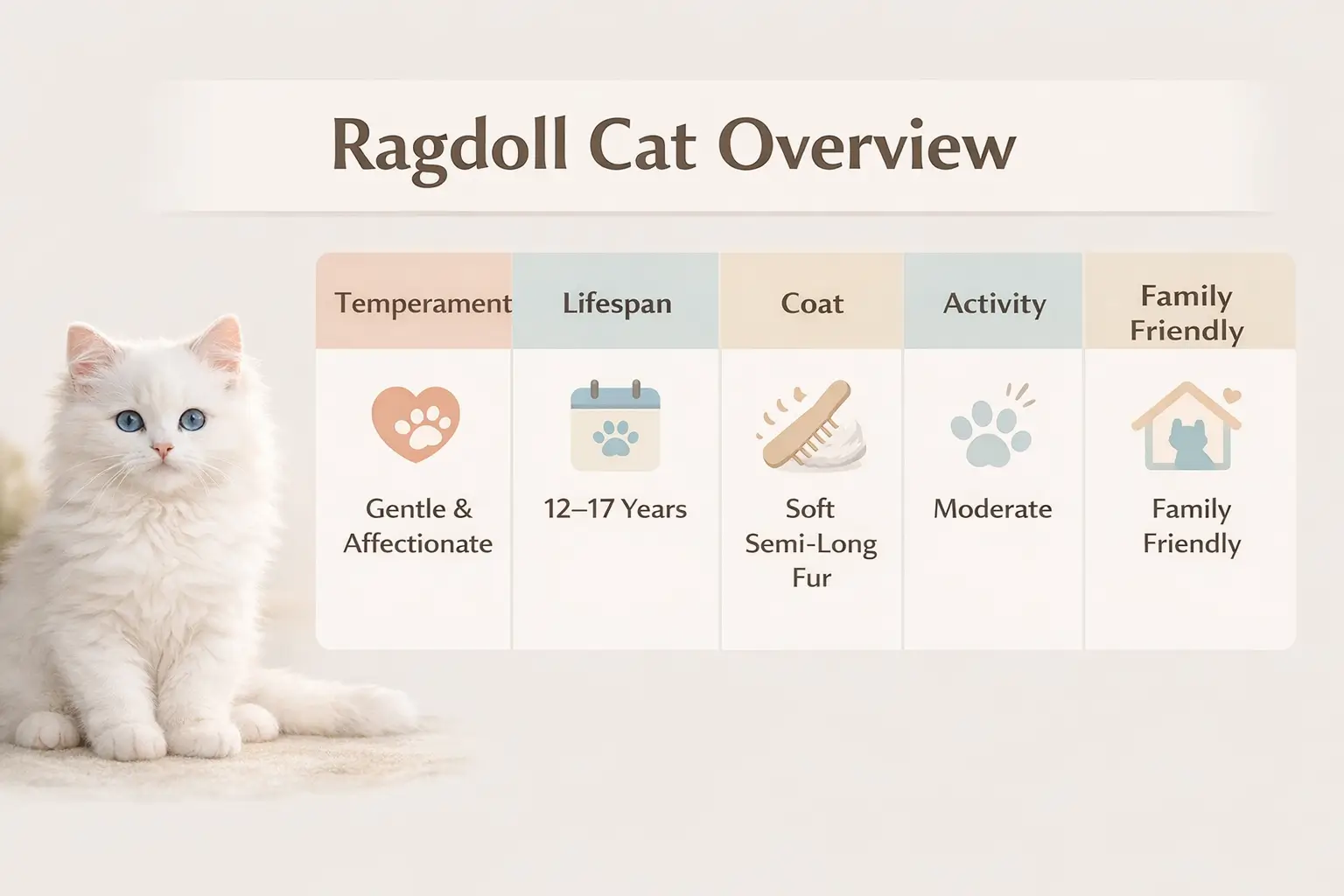 Ragdoll cat breed overview