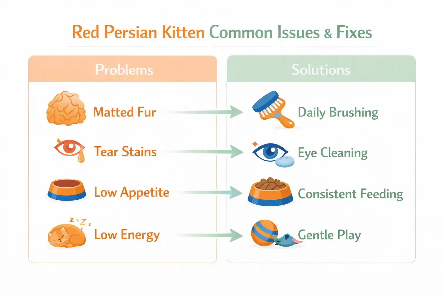 Red Persian kitten care guide