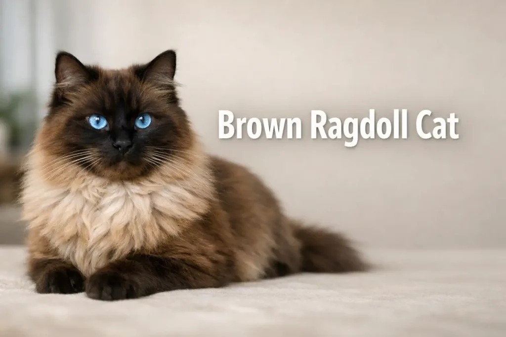 brown ragdoll cat