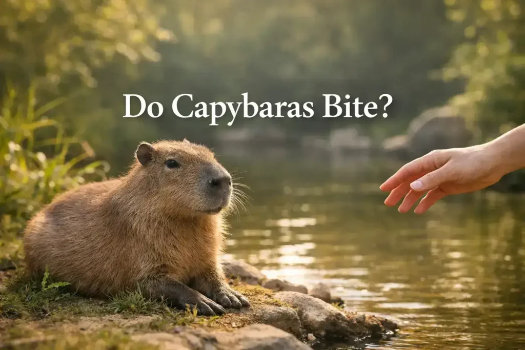 do capybaras bite
