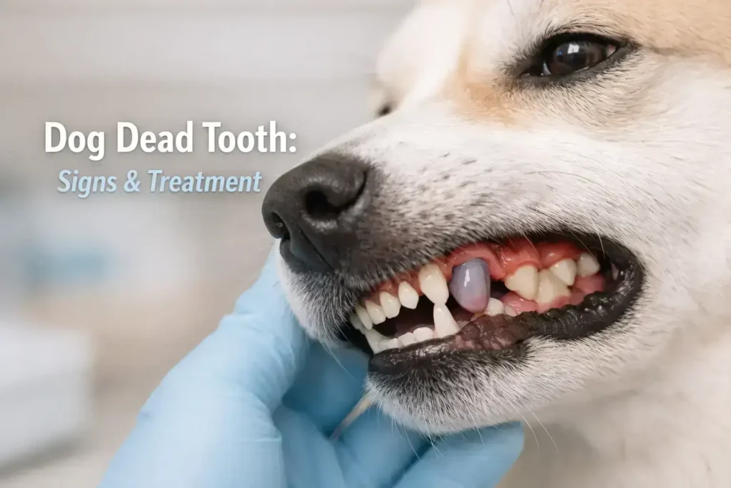 dog dead tooth