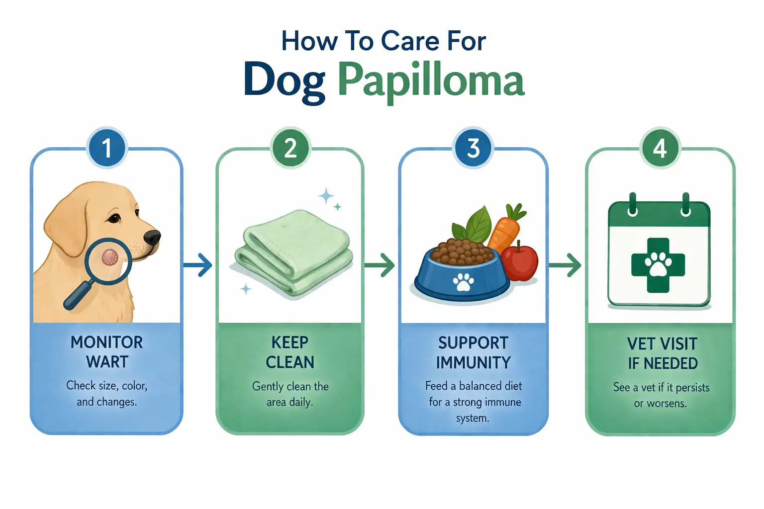 dog papilloma fall off