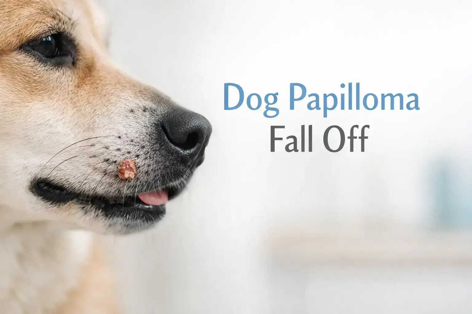 dog papilloma fall off