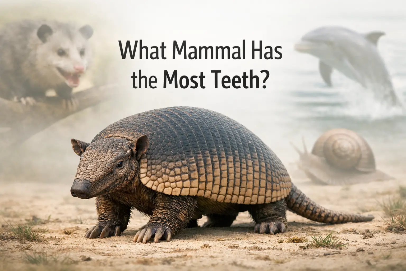 what mammal has the most teeth