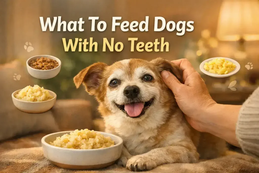 what to feed dogs with no teeth