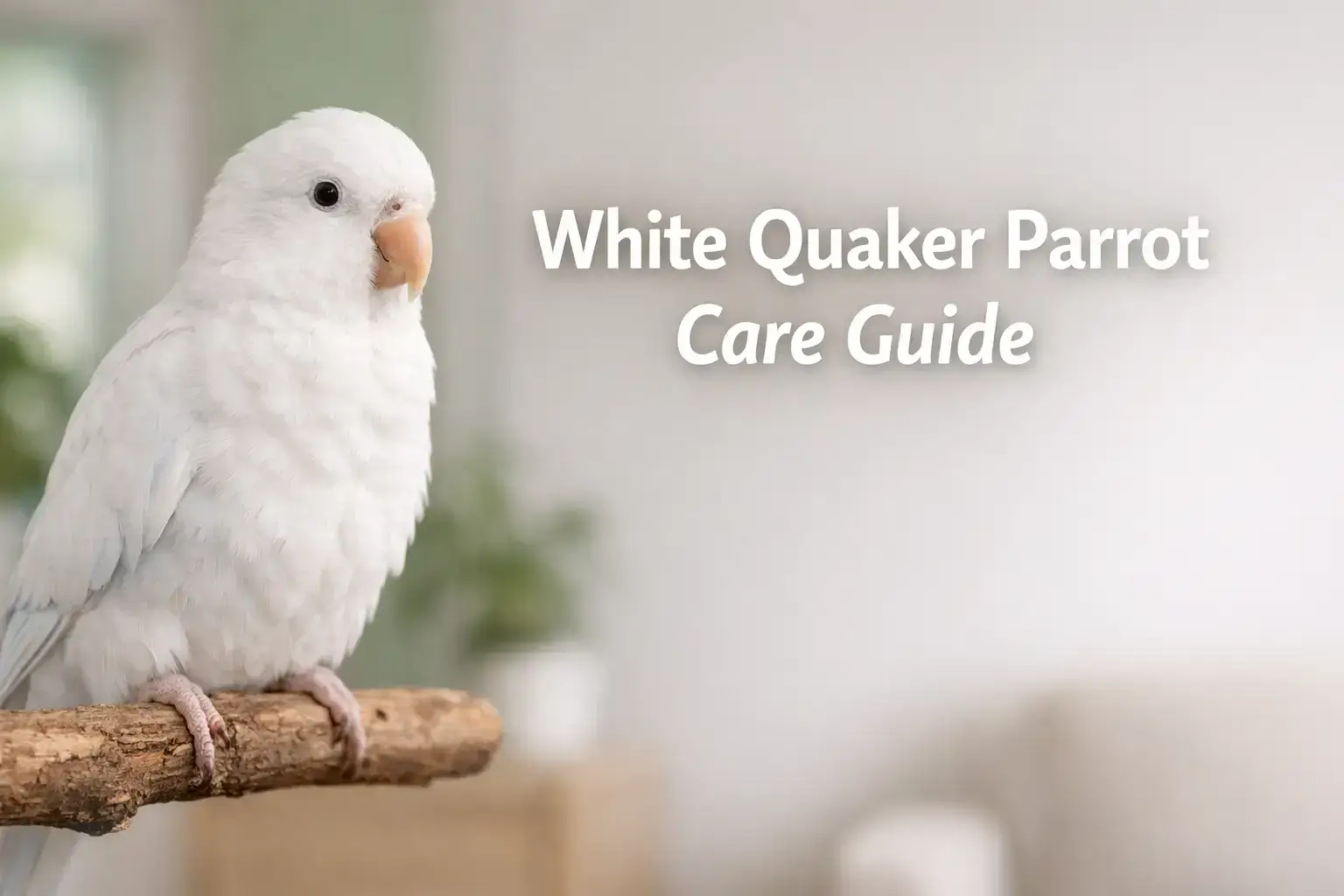 white quaker parrot