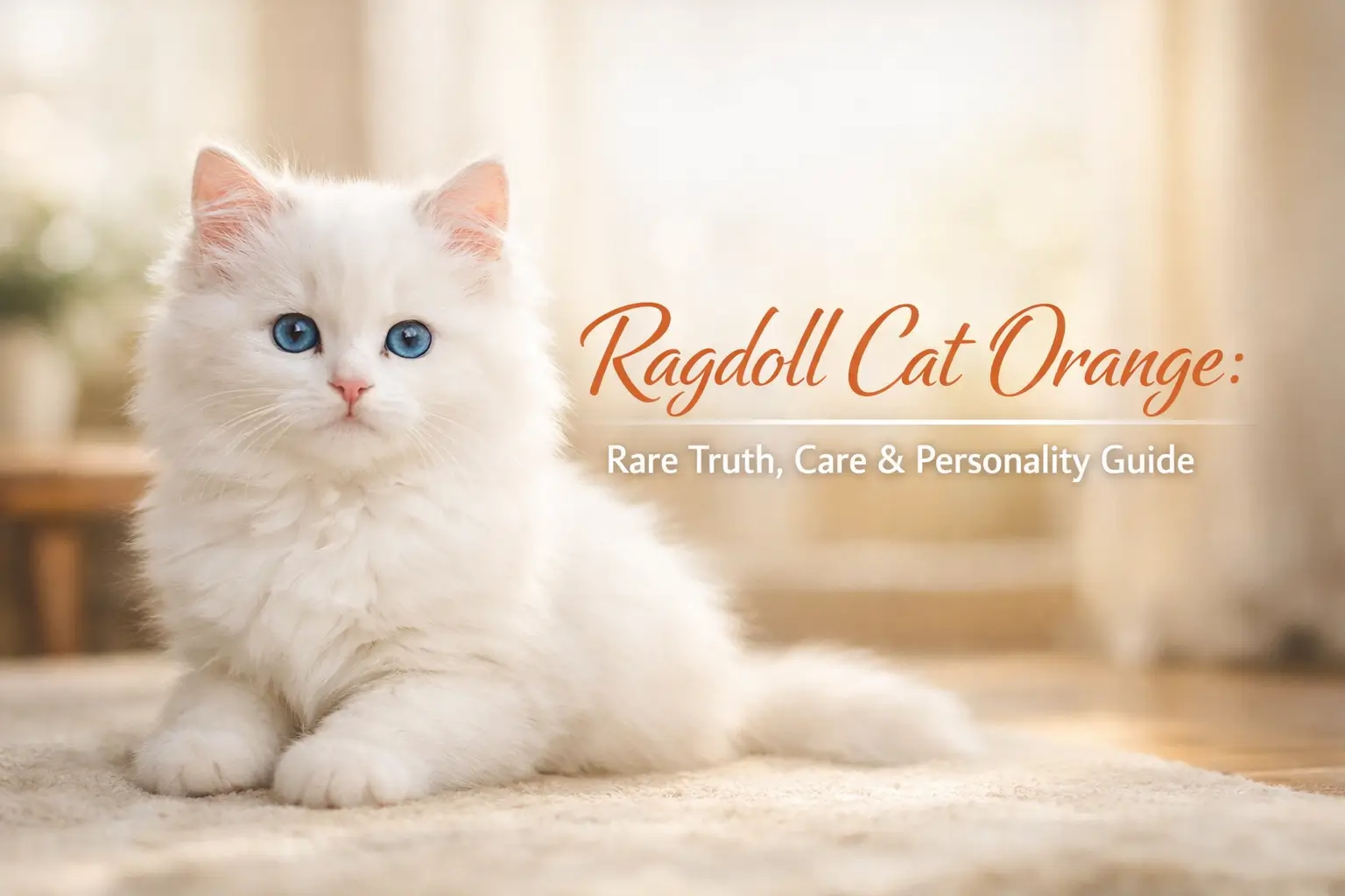 white ragdoll kitten