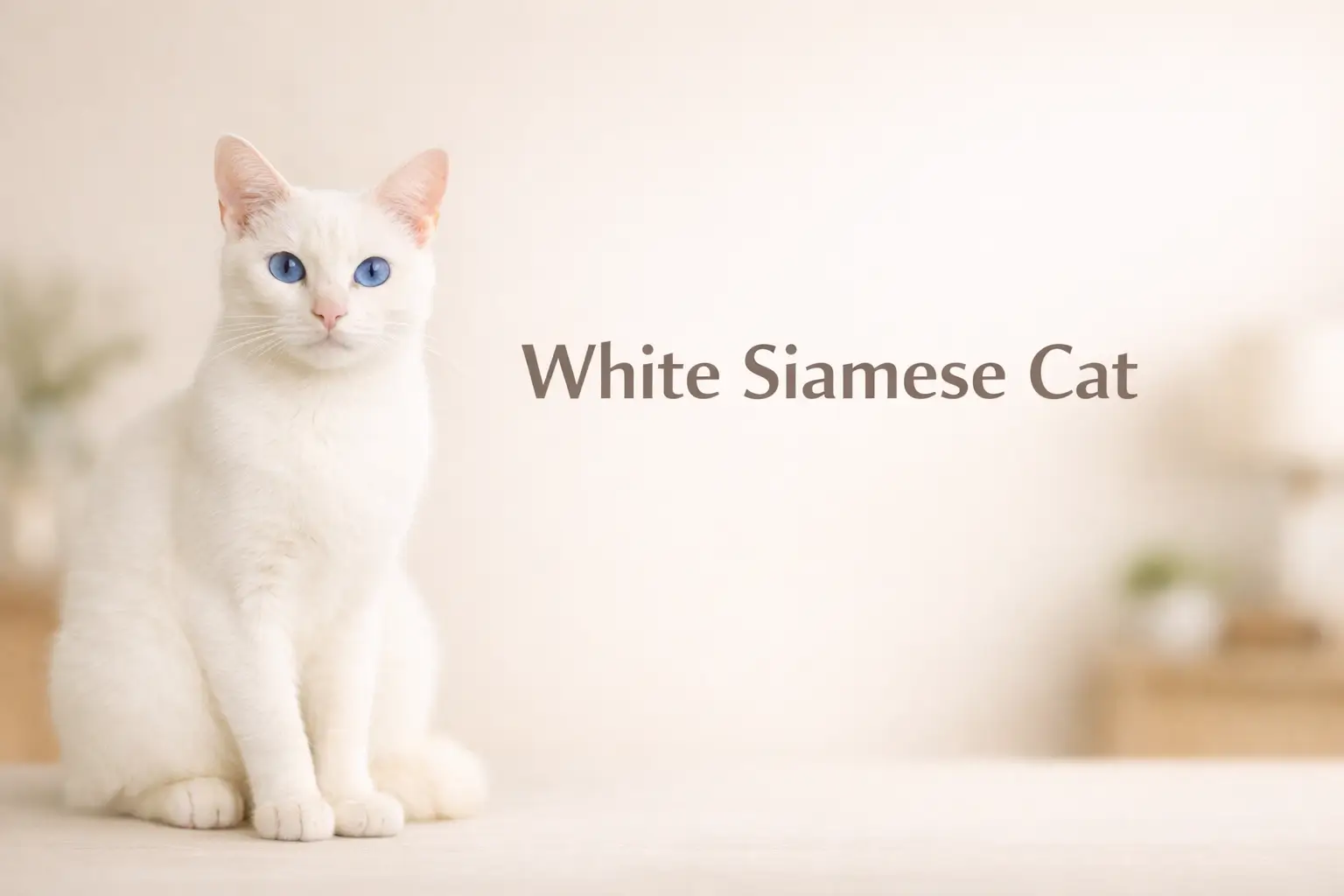 white siamese cat