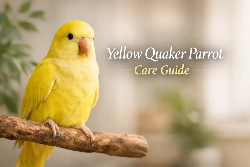 yellow quaker parrot