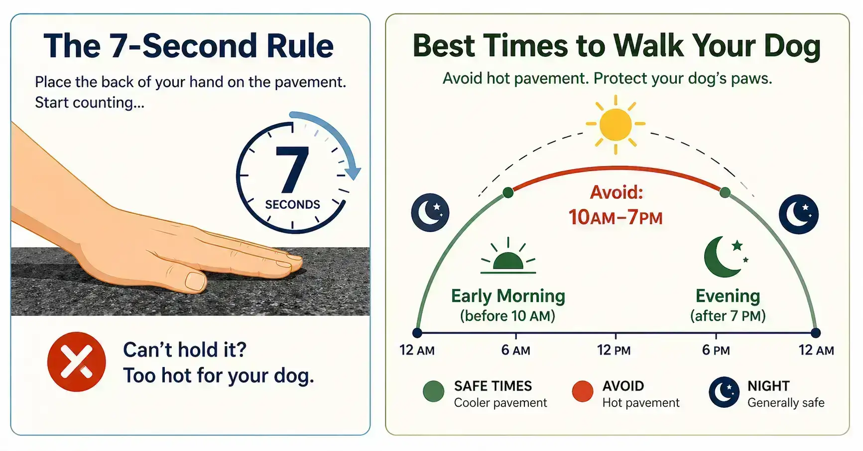 7-second pavement hand test for dogs