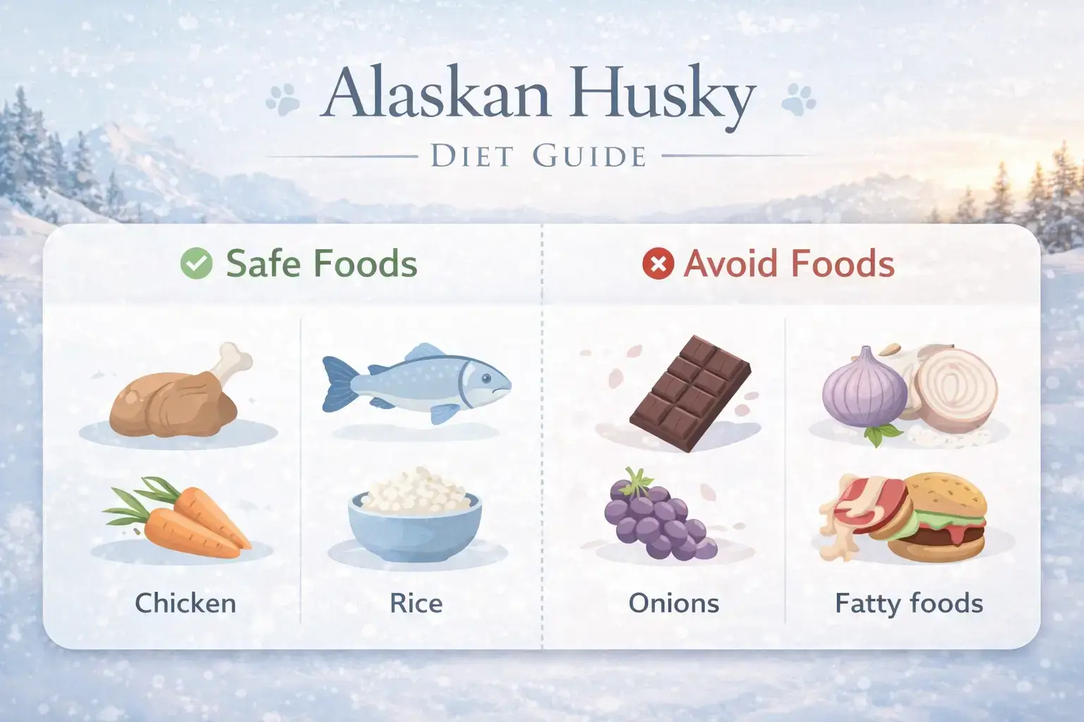 Alaskan Husky Diet Guide