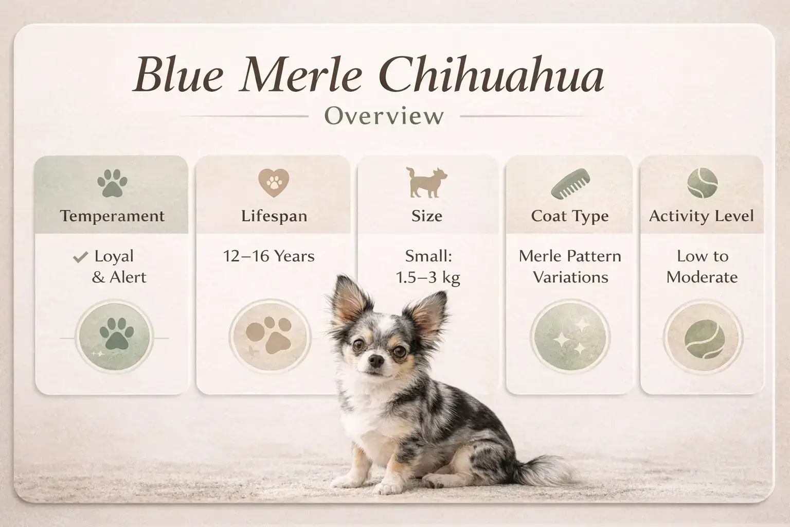 Blue Merle Chihuahua Overview
