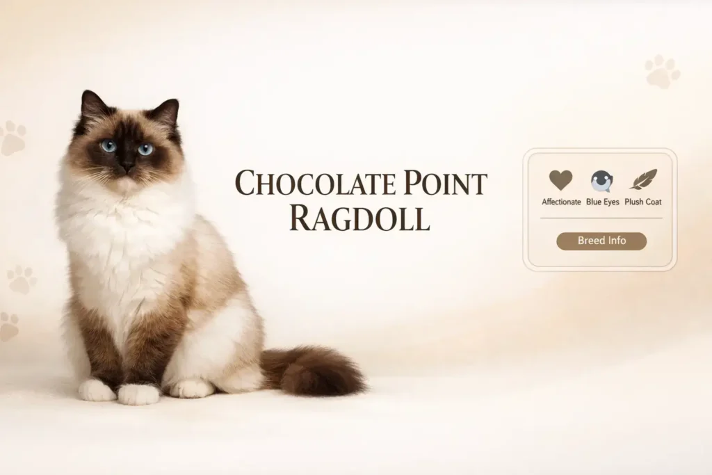 CHOCOLATE POINT RAGDOLL