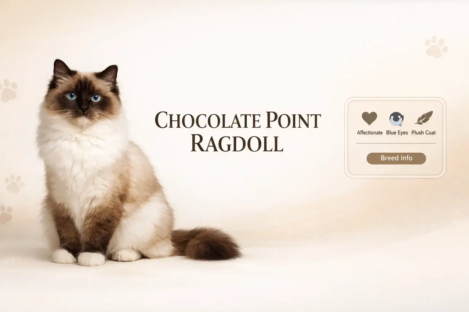CHOCOLATE POINT RAGDOLL