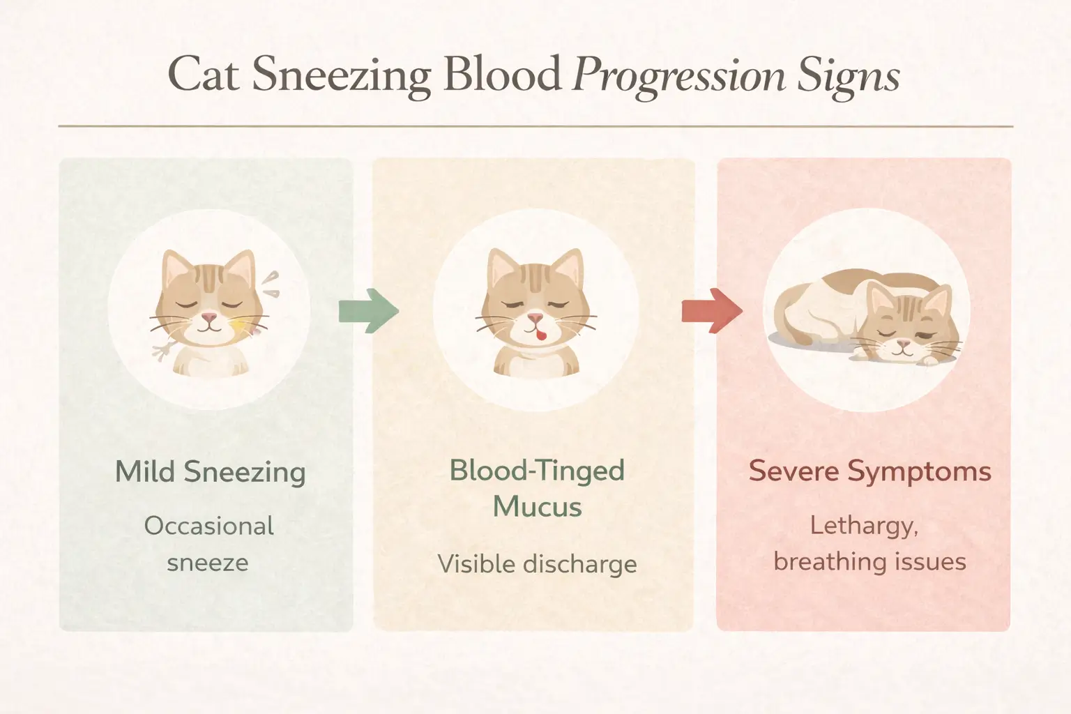 Cat Sneezing Blood Progression Signs