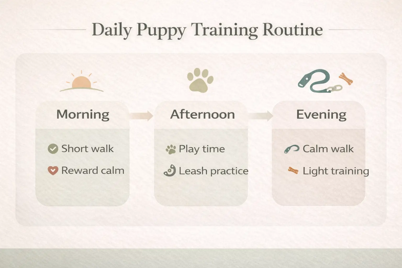 Daily Puppy Training Routine