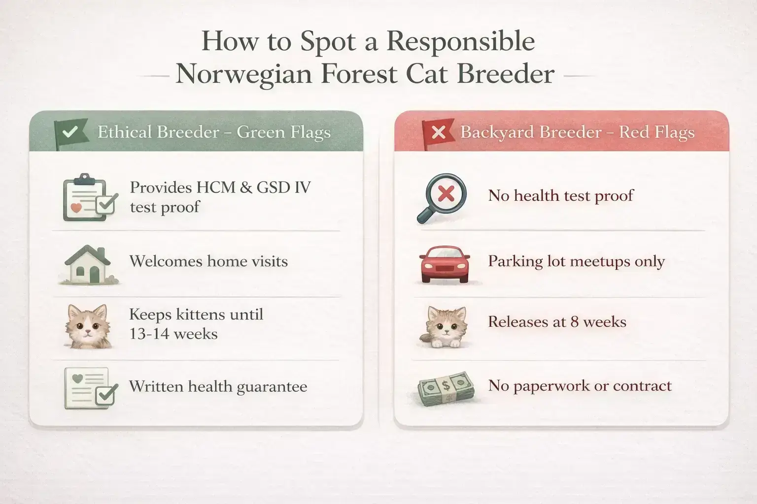 Ethical Breeder &ndash; Green Flags