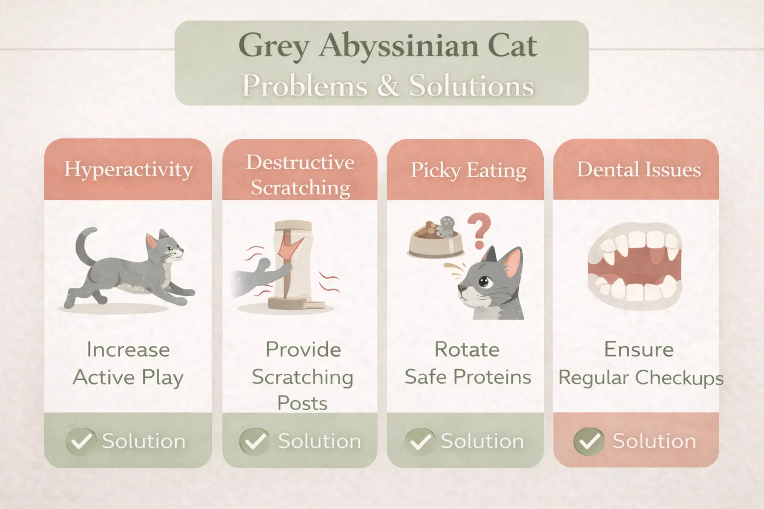 Grey Abyssinian Cat Problems & Solutions