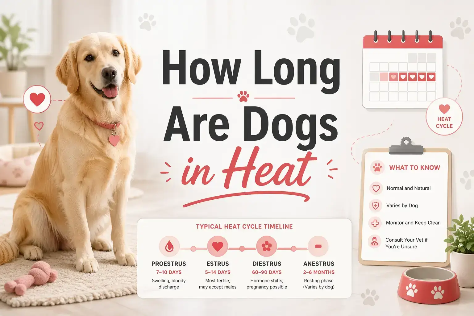 How Long Are Dogs in Heat