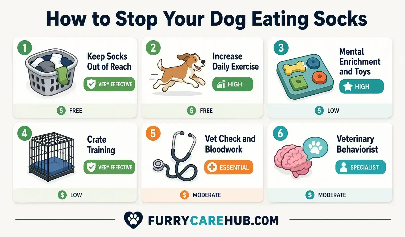 How to Stop Your Dog from Eating Socks
