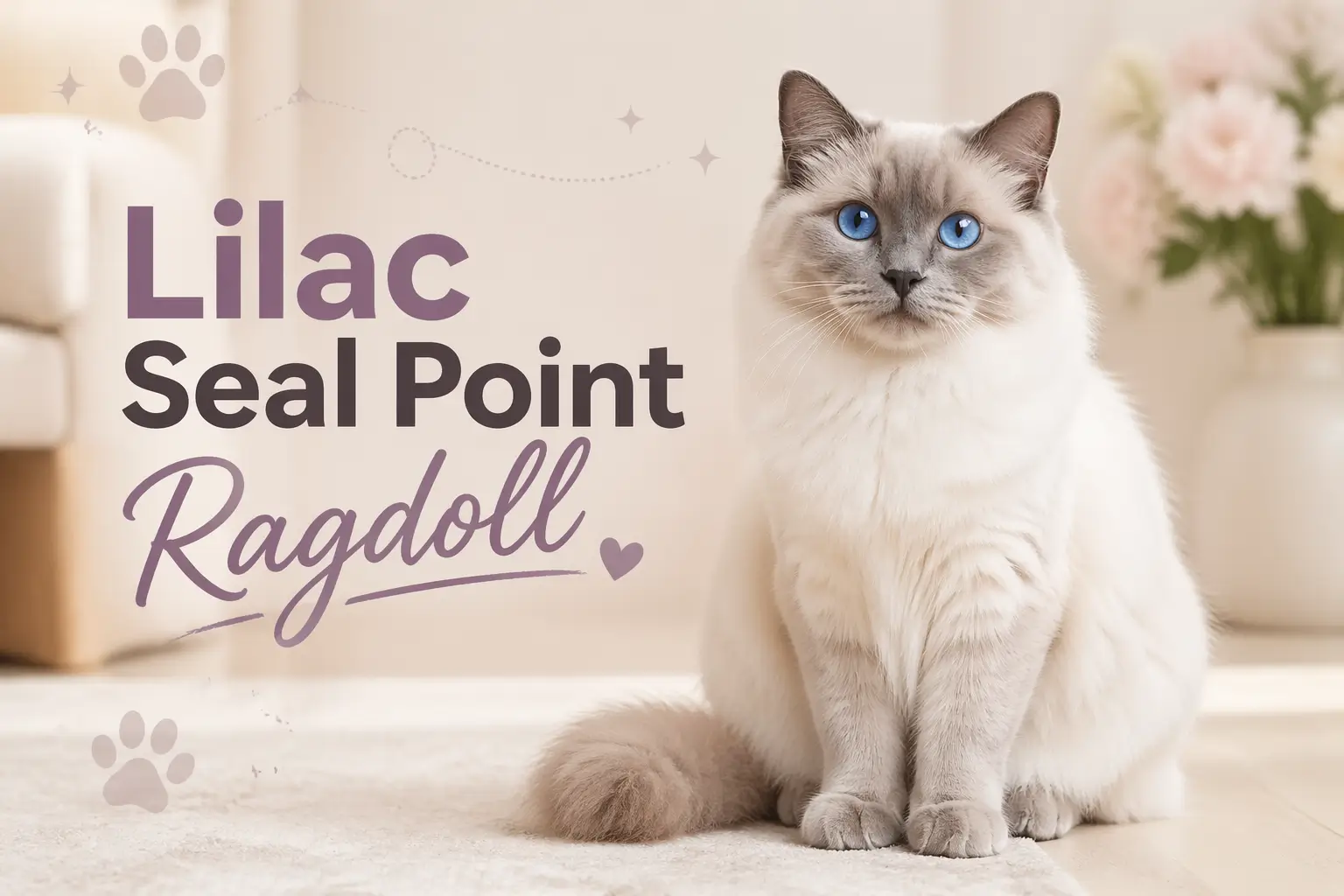Lilac Seal Point Ragdoll