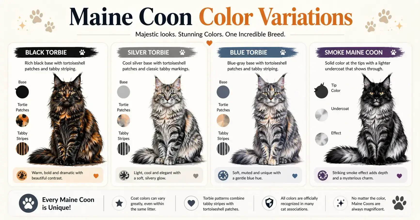 Maine Coon Colors & Variations