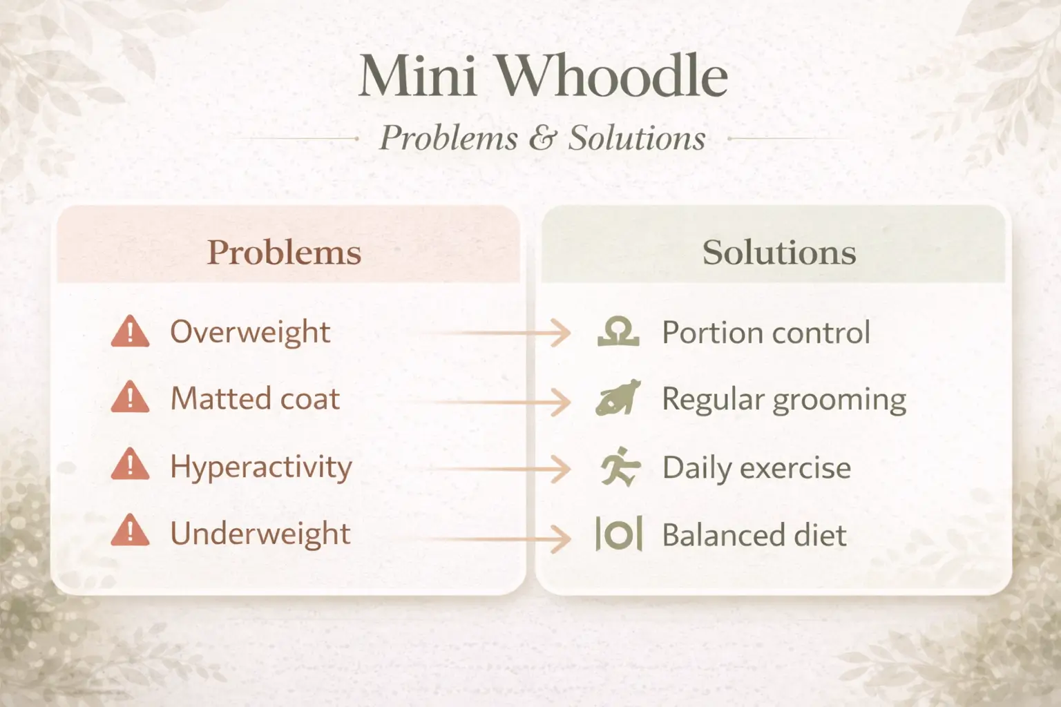 Mini Whoodle Problems & Solutions