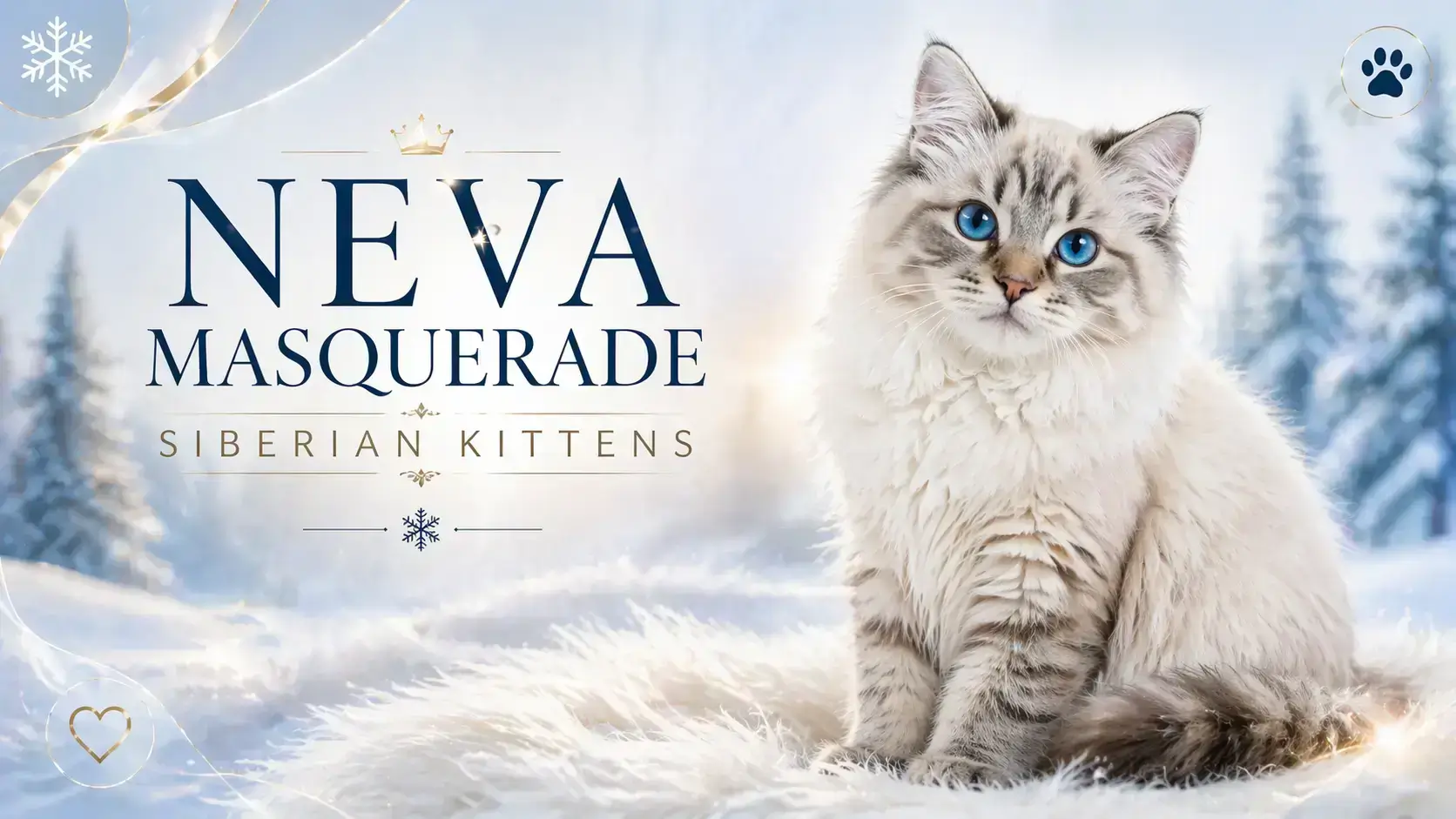 NEVA MASQUERADE SIBERIAN KITTENS