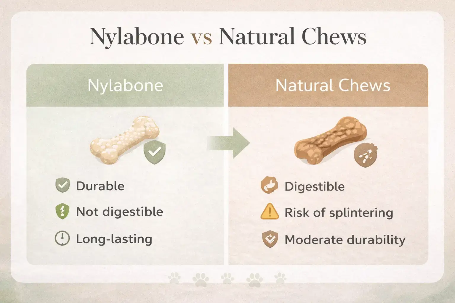 Nylabone vs Natural Chews