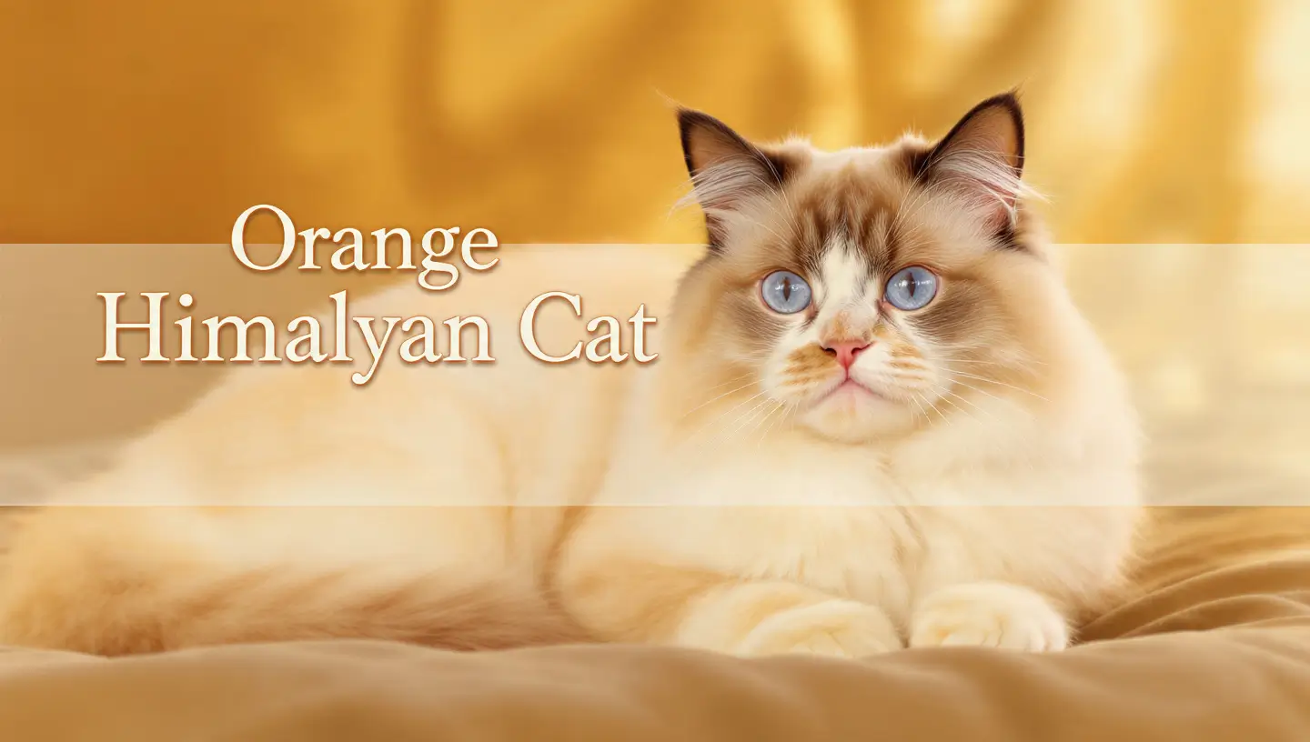 Orange Himalayan Cat