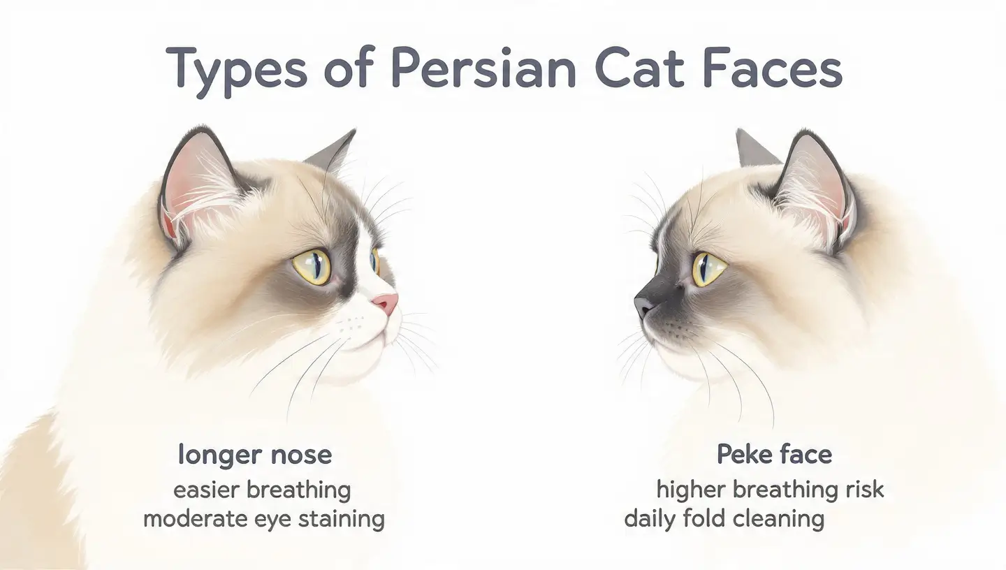 Persian Face Types Comparison