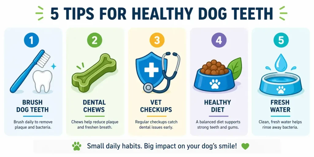 Prevention tips for dog dental health