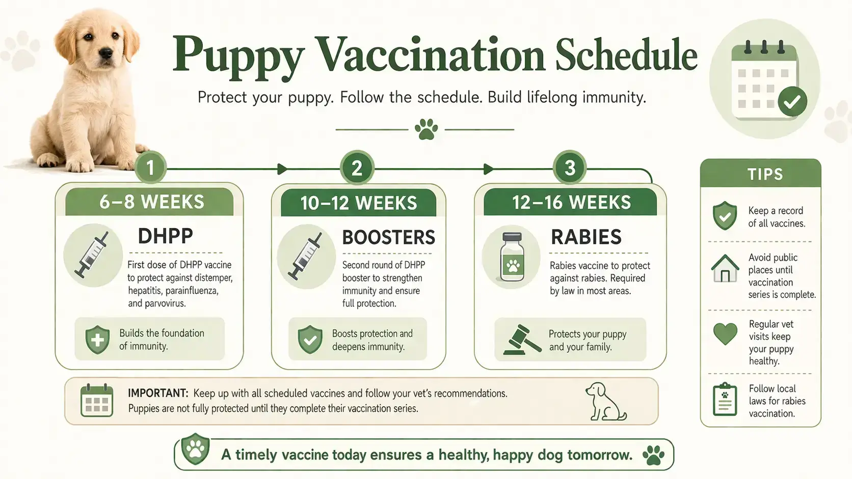 Puppy Vaccination Schedule