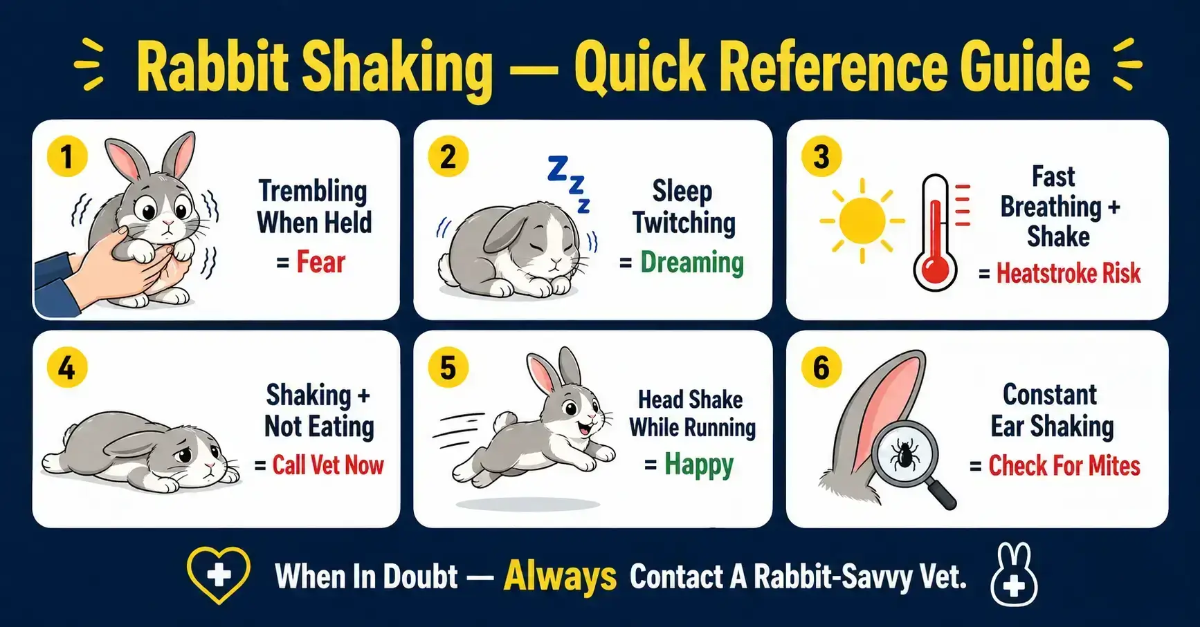 Rabbit Body Language & Shaking Signals