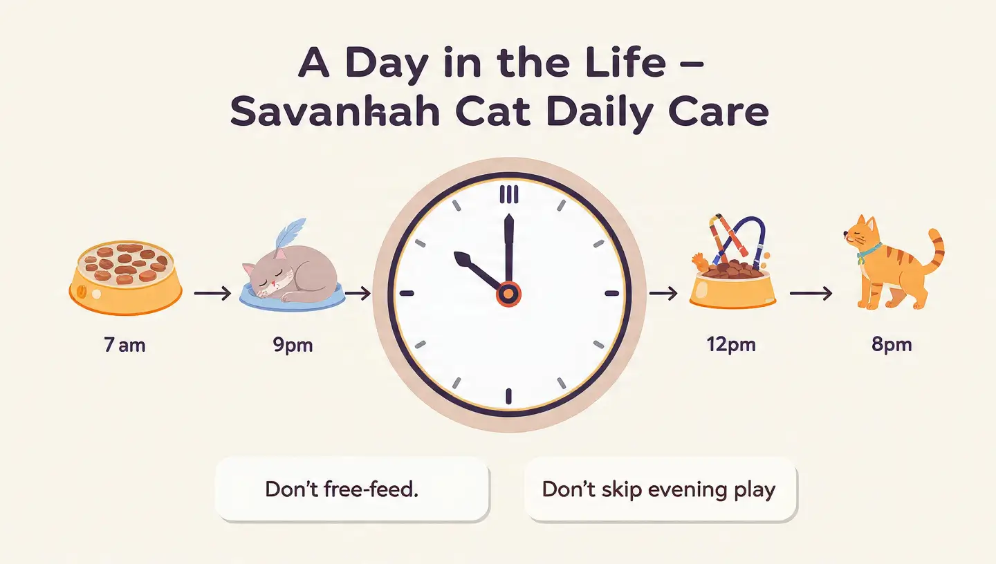 Savannah Cat Daily Care