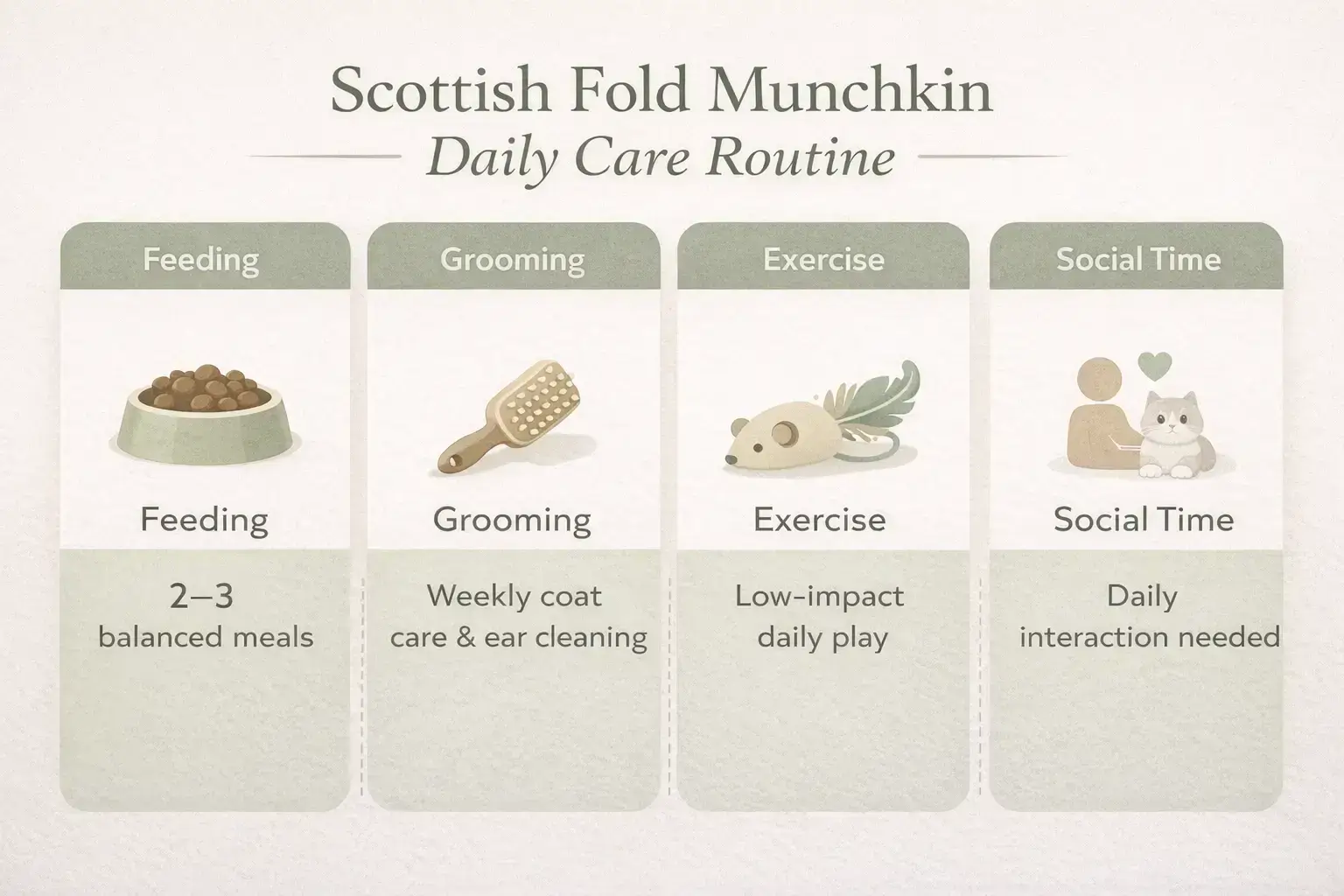 Scottish Fold Munchkin care guide