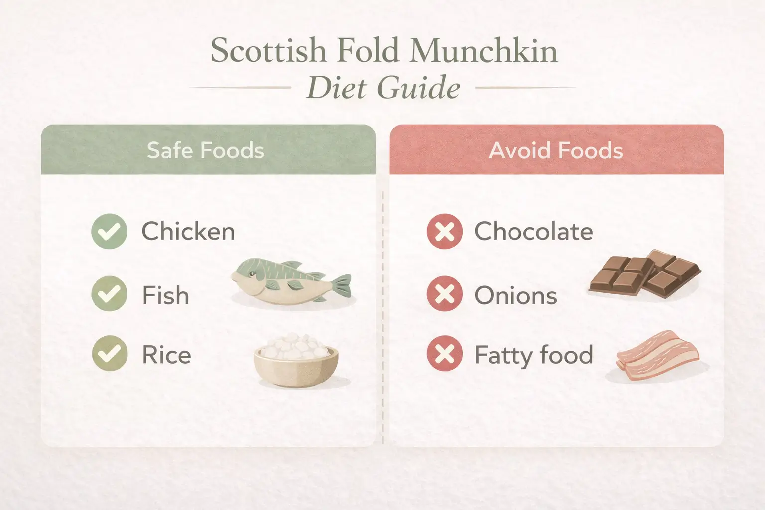 Scottish Fold Munchkin diet guide