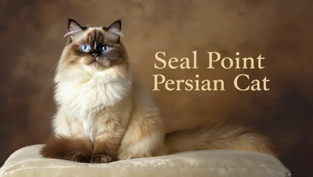 Seal Point Persian Cat