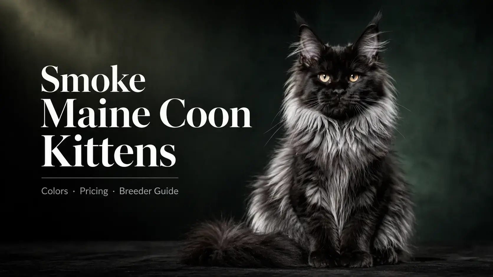 Smoke Maine Coon Kittens