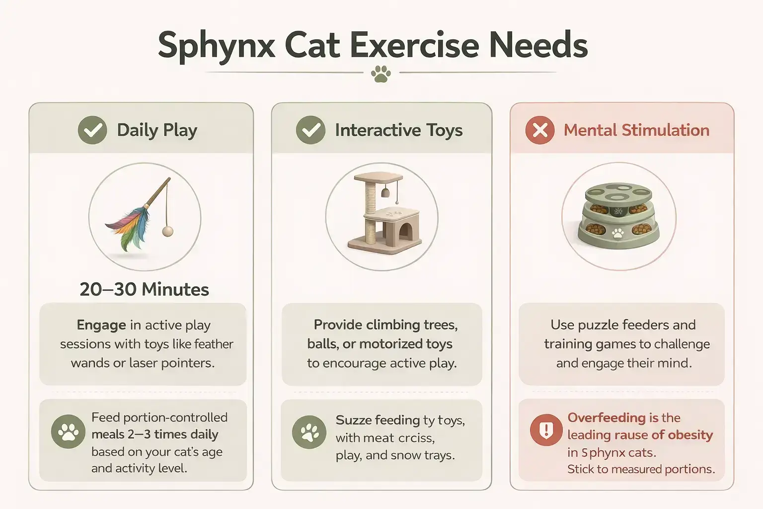 Sphynx cat exercise guide