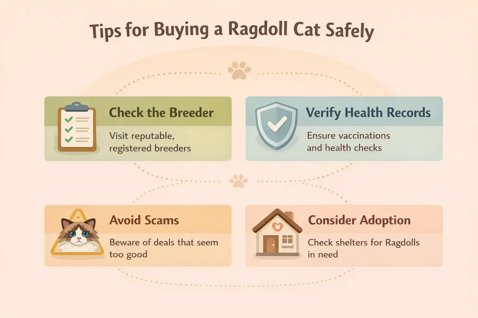 Tips for buying a ragdoll cat safety